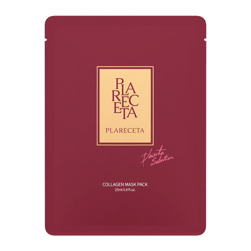 SPA-маска для свежести и сияния кожи с морским коллагеном 70% / PlaReceta Collagen Mask Pack, 4 шт. * 25 мл PlaReceta - anti-age косметика